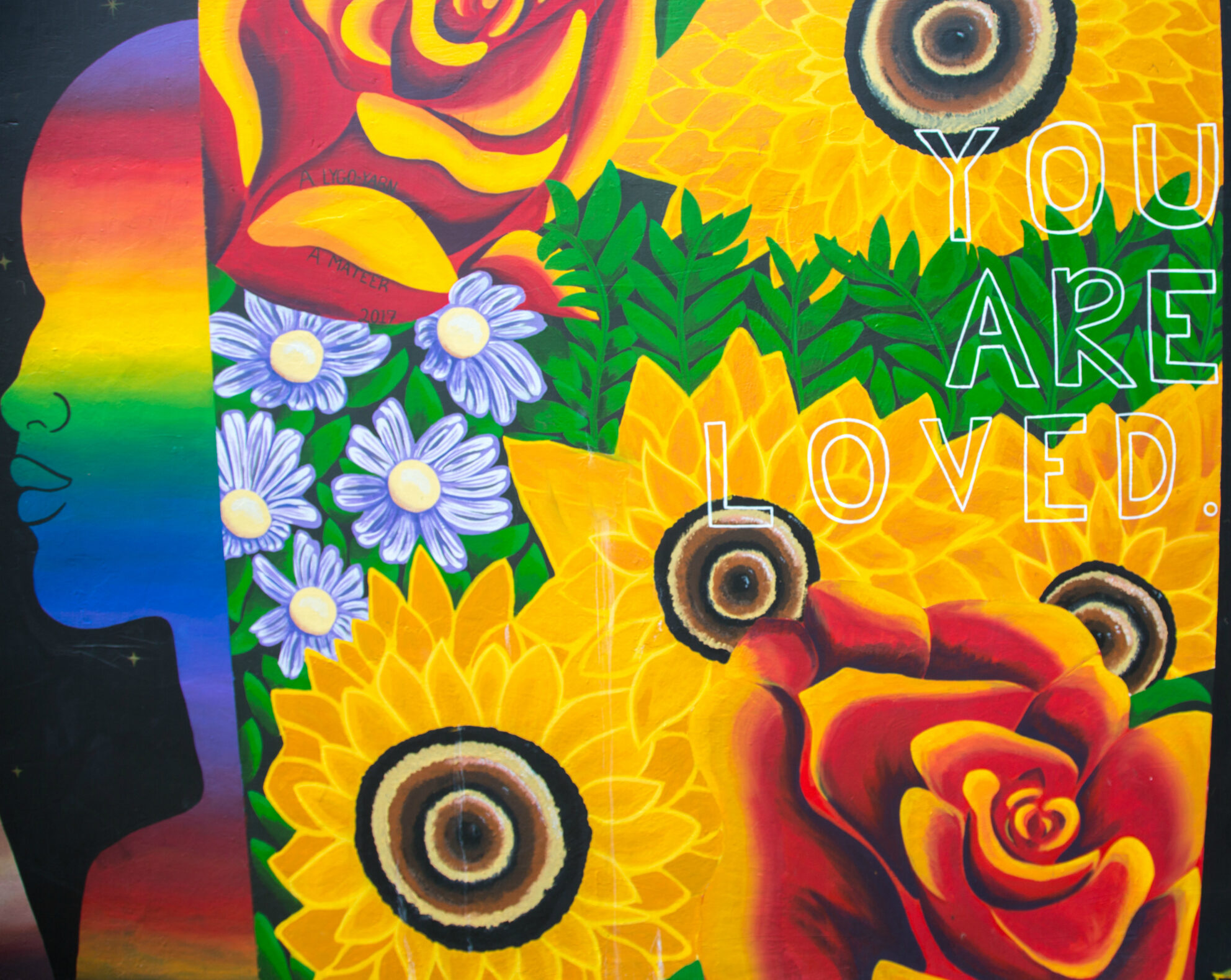 you are loved mural