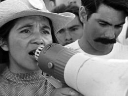 Huerta is the founder and president of the Dolores Huerta Foundation and, in 1962, co-founded the United Farm Workers with Cesar Chavez. (George Ballis/TopFoto)