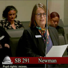 Associate Professor Rebecca London testified in support of SB 291.