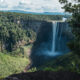 Aerial view of the Kaieteur falls, Guyana, South America
