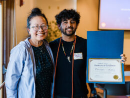 Chris Mathura and Flora Lu